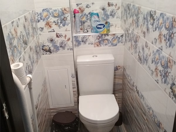 Фото туалета после ремонта в хрущевке от компании Проблем Нет