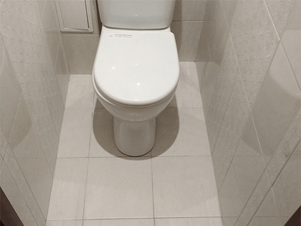 Фото ремонта туалета 1,2 м2 от компании Проблем Нет
