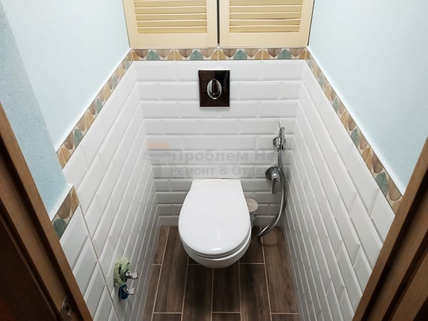 Фото ремонта туалета 1,6 м2 от компании Проблем Нет